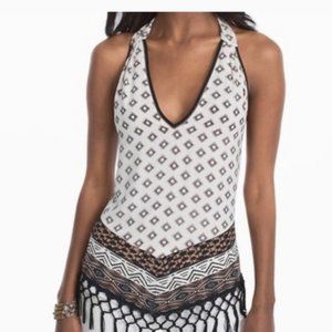 White House Black Market Fringe Halter